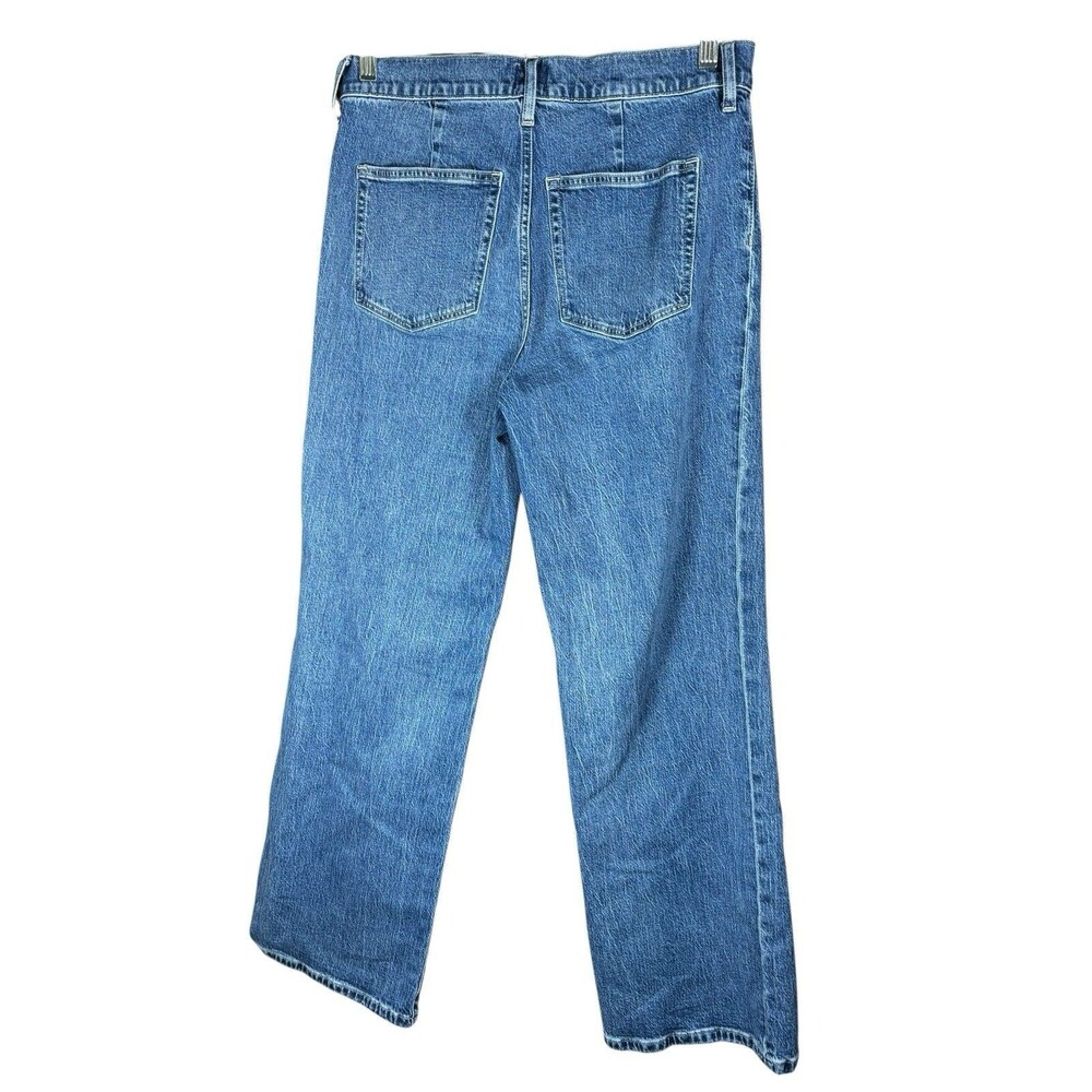 J.Crew Colette Sailor Pocket Wide Leg Jeans Size 29 High Rise Blue Denim - Picture 6 of 10